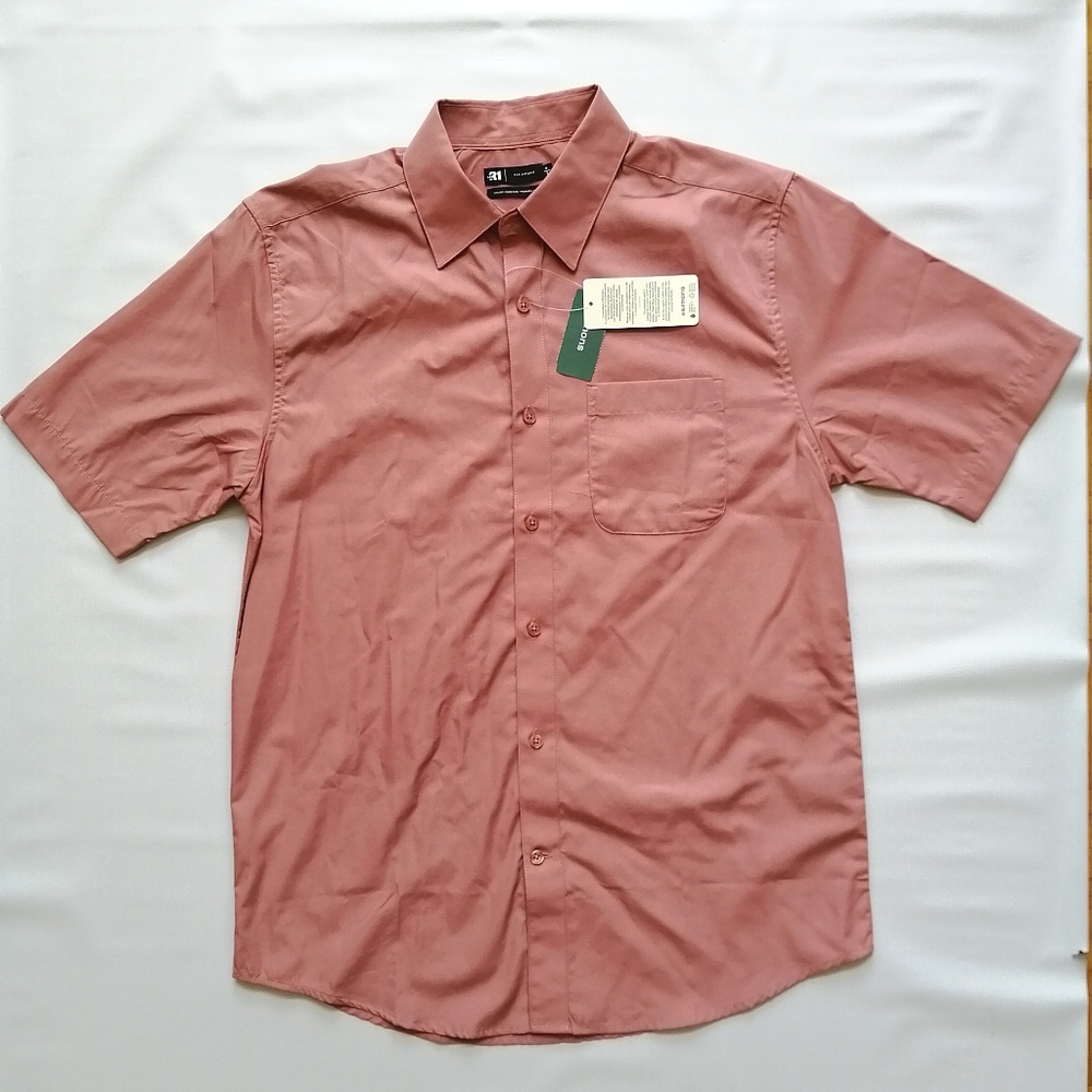 Pink Short Sleeves Shirt Small NWT